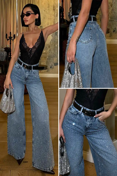 Blugi DAVILONA, Culoare: albastru, IVET.RO - Reduceri de până la -80%