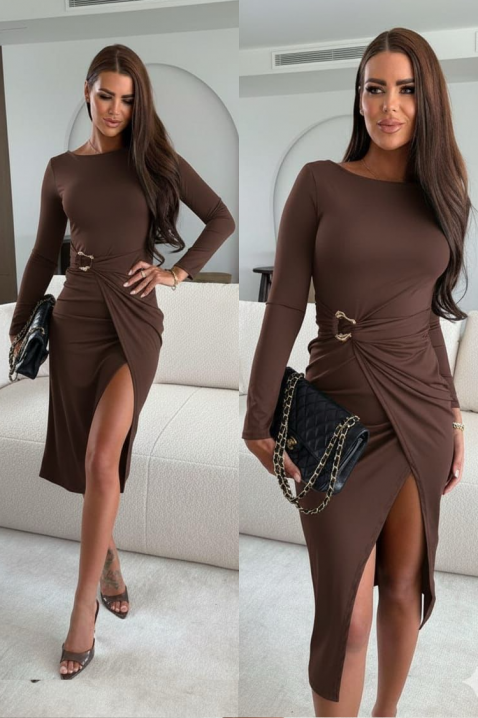Rochie FLONERGA BROWN, Culoare: maro, IVET.RO - Reduceri de până la -80%