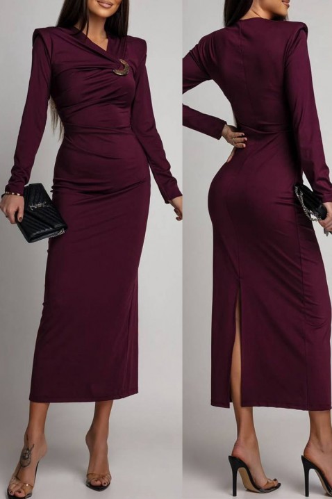 Rochie VTELANZA BORDO, Culoare: bordo, IVET.RO - Reduceri de până la -80%