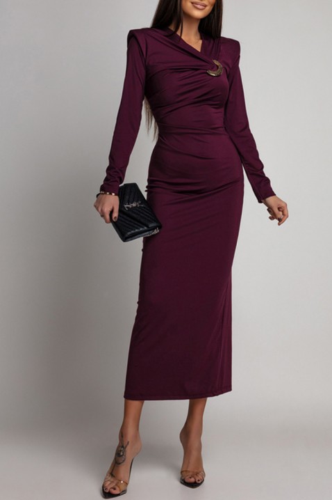 Rochie VTELANZA BORDO, Culoare: bordo, IVET.RO - Reduceri de până la -80%