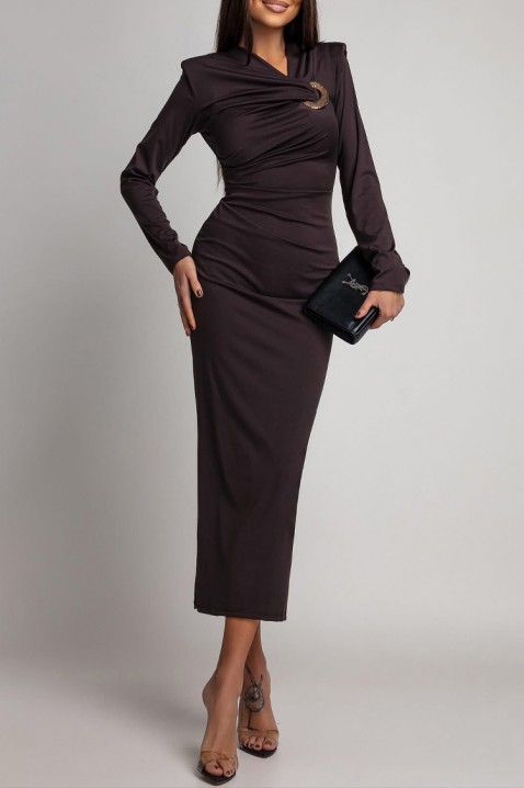 Rochie VTELANZA BROWN, Culoare: maro, IVET.RO - Reduceri de până la -80%