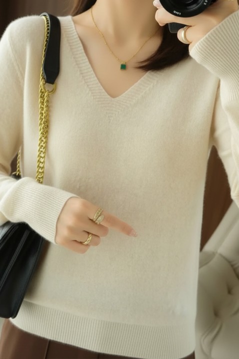 Pulover ABEROLSA BEIGE, Culoare: bej, IVET.RO - Reduceri de până la -80%