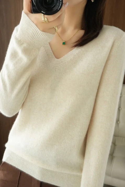 Pulover ABEROLSA BEIGE, Culoare: bej, IVET.RO - Reduceri de până la -80%