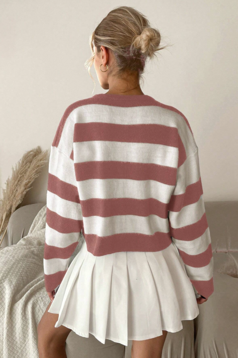 Cardigan AMORNEZA PUDRA, Culoare: pudră, IVET.RO - Reduceri de până la -80%