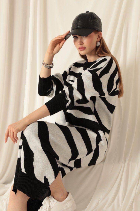 Rochie ZEBRINDA BLACK, Culoare: negru, IVET.RO - Reduceri de până la -80%