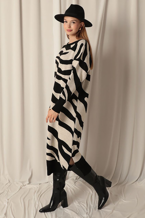 Rochie ZEBRINDA BLACK, Culoare: negru, IVET.RO - Reduceri de până la -80%