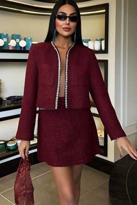 Set MARSIANA, Culoare: bordo, IVET.RO - Reduceri de până la -80%