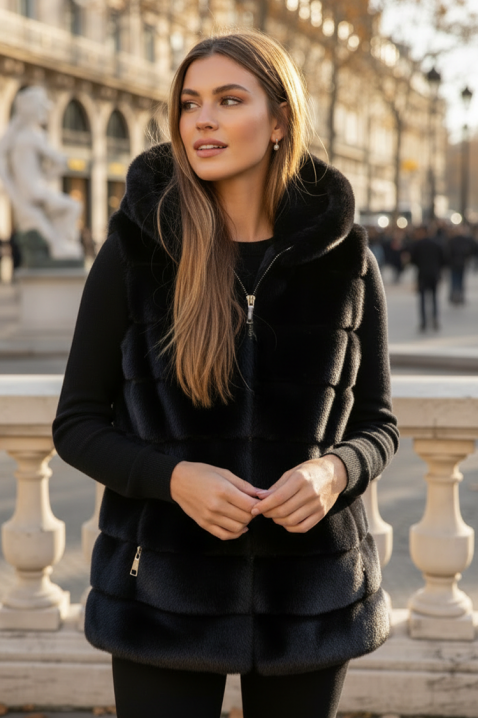 Vestă FLURILZA BLACK, Culoare: negru, IVET.RO - Reduceri de până la -80%