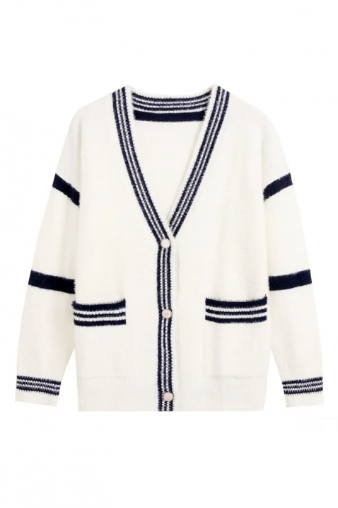 Cardigan VROVELDA, Culoare: alb, IVET.RO - Reduceri de până la -80%