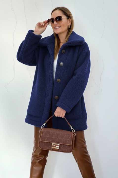 Palton RELEVA NAVY, Culoare: bleumarin, IVET.RO - Reduceri de până la -80%