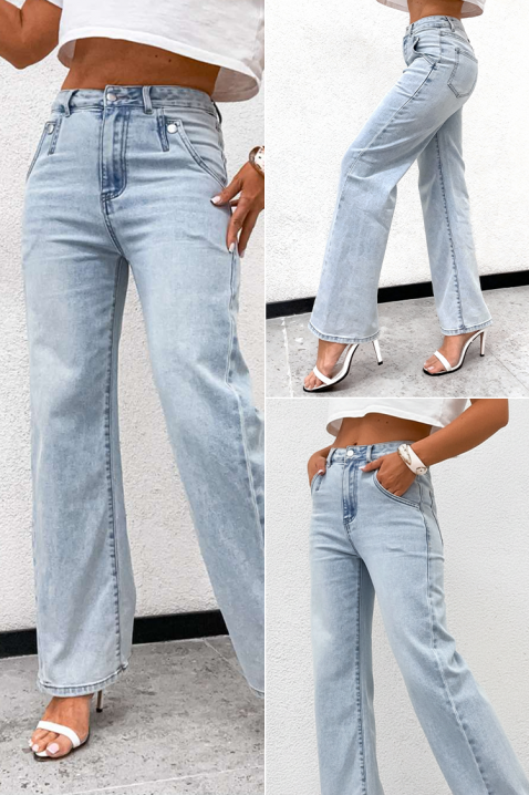 Blugi AMERSOTA, Culoare: albastru, IVET.RO - Reduceri de până la -80%