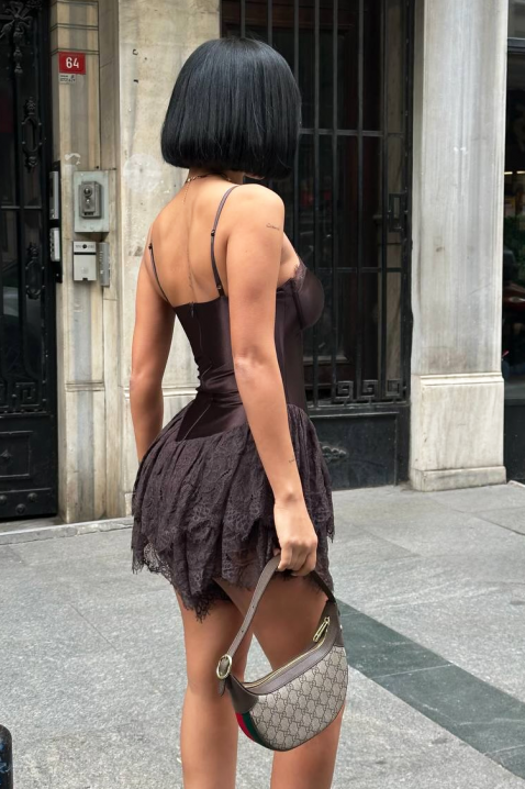 Rochie FABRINZA BROWN, Culoare: maro, IVET.RO - Reduceri de până la -80%