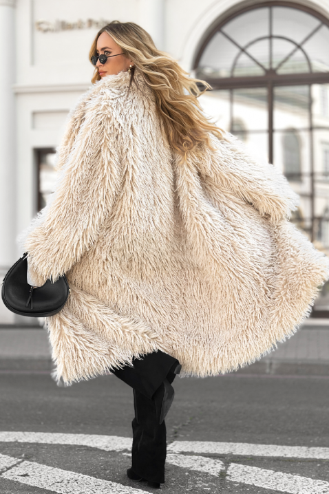 Palton EMEGONSA ECRU, Culoare: ecru, IVET.RO - Reduceri de până la -80%