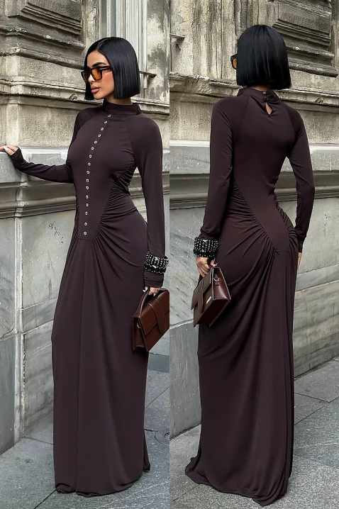 Rochie ARGAMINA BROWN, Culoare: maro, IVET.RO - Reduceri de până la -80%