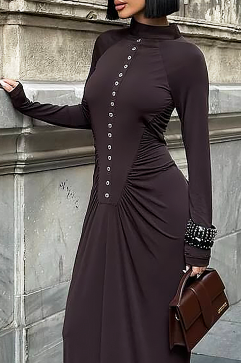 Rochie ARGAMINA BROWN, Culoare: maro, IVET.RO - Reduceri de până la -80%