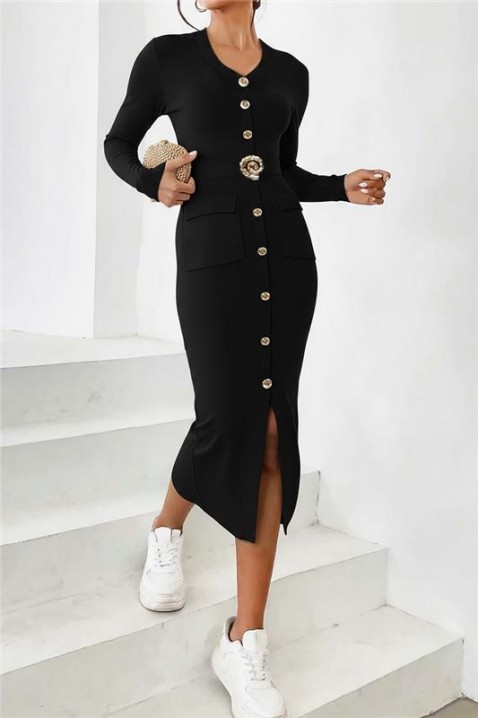 Rochie DRALMINZA BLACK, Culoare: negru, IVET.RO - Reduceri de până la -80%