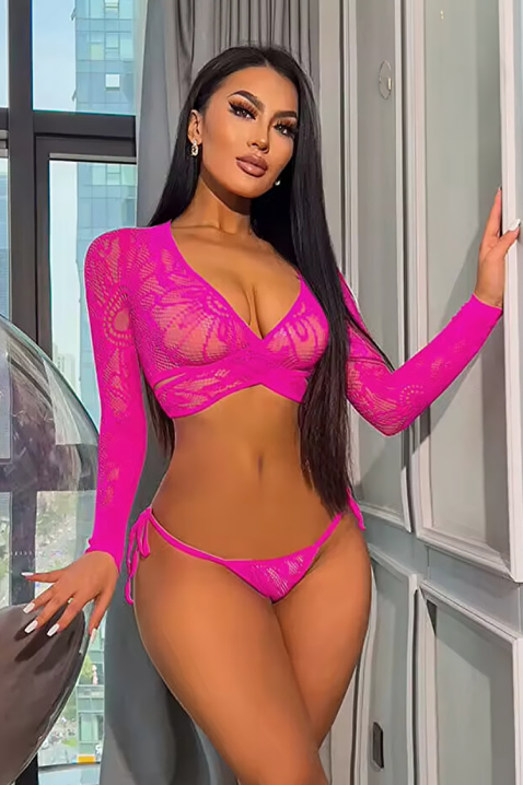 Set lenjerie intimă FULZENA, Culoare: fuchsia, IVET.RO - Reduceri de până la -80%