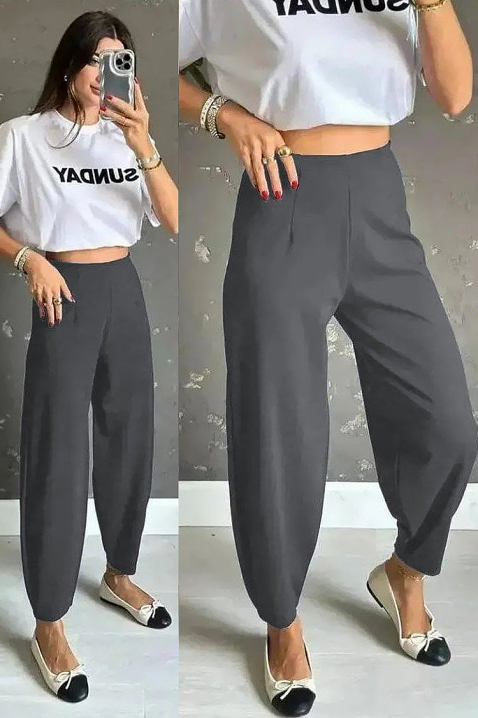 Pantaloni AMAROLDA GRAFIT, Culoare: grafit, IVET.RO - Reduceri de până la -80%