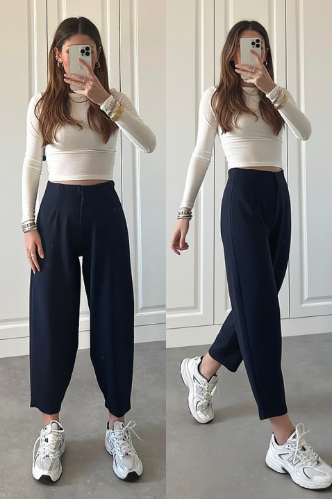 Pantaloni AMAROLDA NAVY, Culoare: bleumarin, IVET.RO - Reduceri de până la -80%