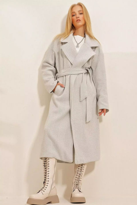 Palton SILVONZA GREY, Culoare: gri, IVET.RO - Reduceri de până la -80%