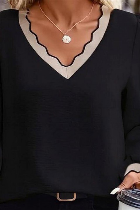 Bluză damă BIOFEHA BLACK, Culoare: negru, IVET.RO - Reduceri de până la -80%