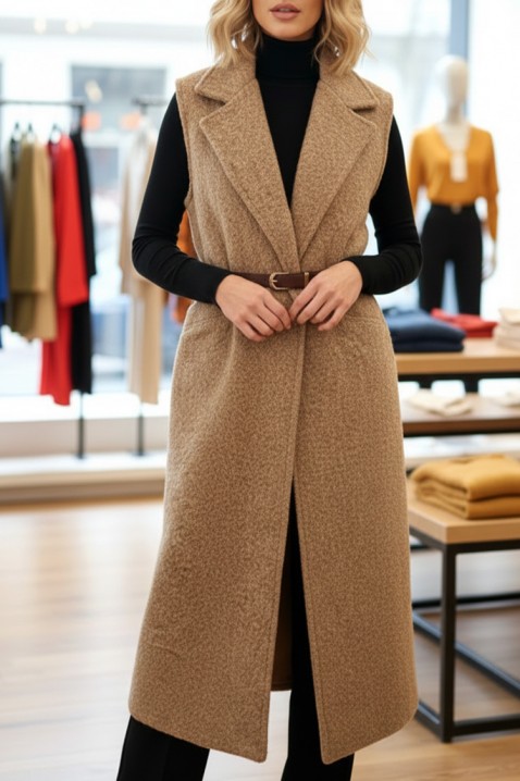 Vestă SILVILZA, Culoare: bej, IVET.RO - Reduceri de până la -80%