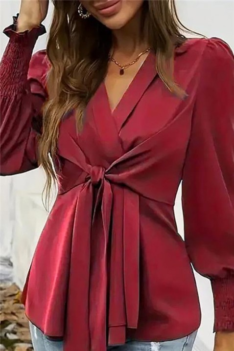 Bluză damă GIRFOLZA BORDO, Culoare: bordo, IVET.RO - Reduceri de până la -80%