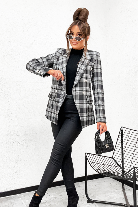 Sacou SORANZA GREY, Culoare: gri, IVET.RO - Reduceri de până la -80%