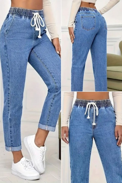 Blugi KALVORSA, Culoare: albastru, IVET.RO - Reduceri de până la -80%