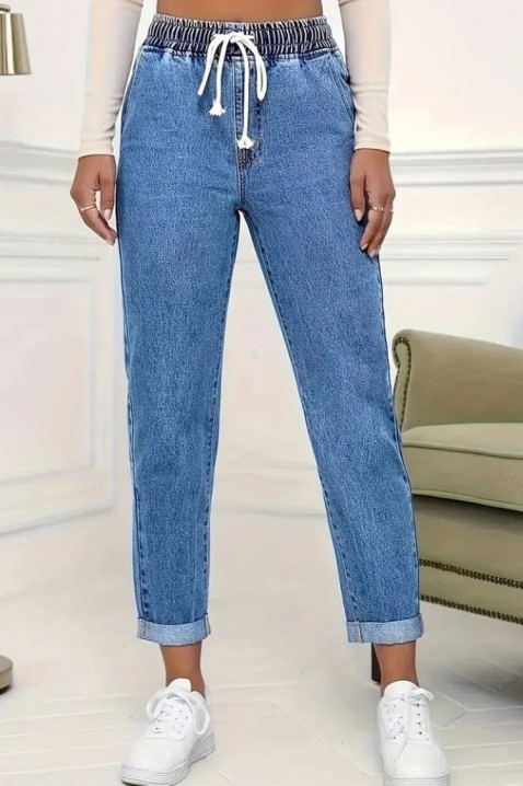 Blugi KALVORSA, Culoare: albastru, IVET.RO - Reduceri de până la -80%