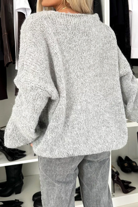 Cardigan VELMENDRIA GREY, Culoare: gri, IVET.RO - Reduceri de până la -80%