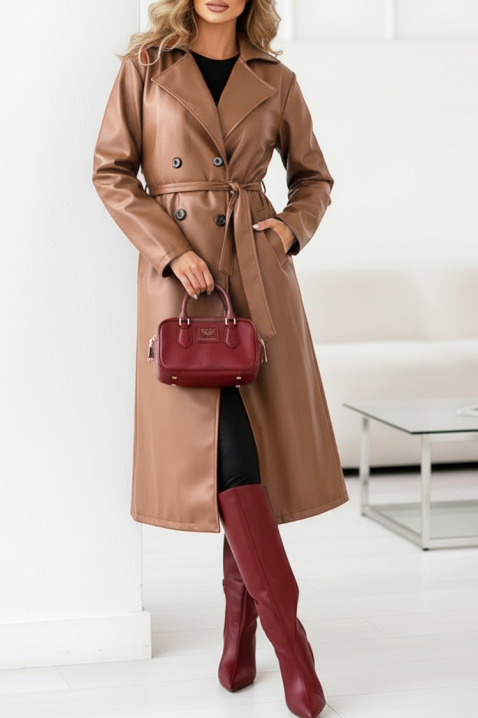 Trenci DRENDILZA, Culoare: maro deschis    , IVET.RO - Reduceri de până la -80%