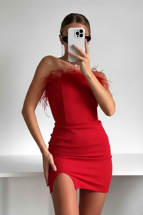 Rochie SAROELTA RED, Culoare: roșu, IVET.RO - Reduceri de până la -80%