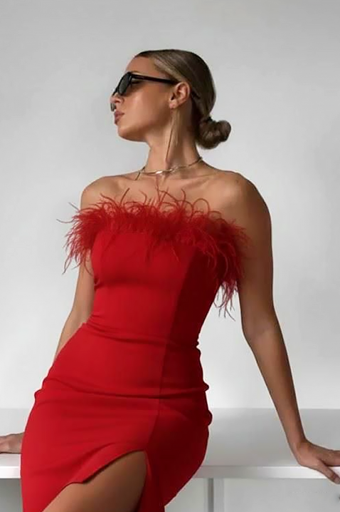 Rochie SAROELTA RED, Culoare: roșu, IVET.RO - Reduceri de până la -80%