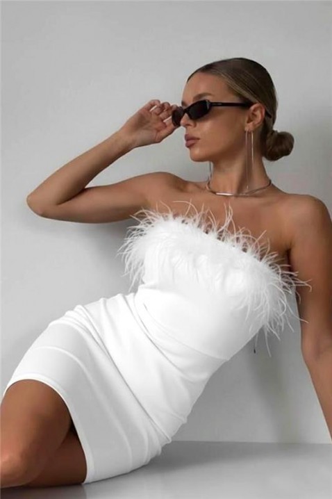 Rochie SAROELTA WHITE, Culoare: alb, IVET.RO - Reduceri de până la -80%