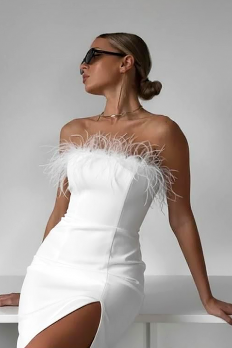 Rochie SAROELTA WHITE, Culoare: alb, IVET.RO - Reduceri de până la -80%