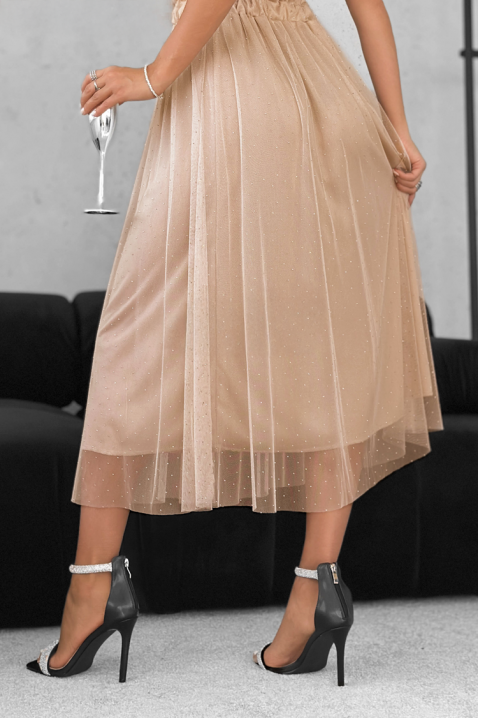 Fustă BOLGANA, Culoare: bej, IVET.RO - Reduceri de până la -80%