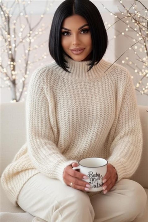 Pulover ESMERZA ECRU, Culoare: ecru, IVET.RO - Reduceri de până la -80%