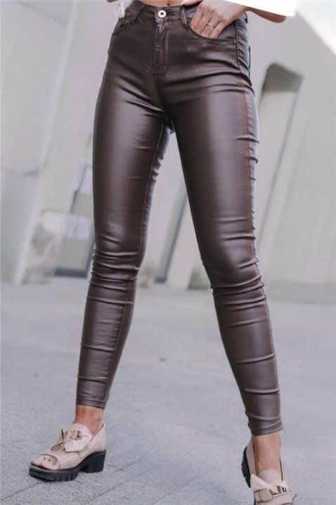 Pantaloni ROLERZA, Culoare: maro, IVET.RO - Reduceri de până la -80%