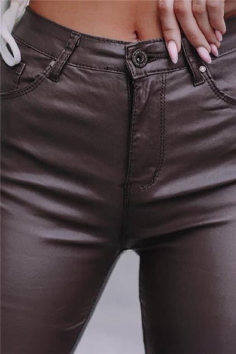 Pantaloni ROLERZA, Culoare: maro, IVET.RO - Reduceri de până la -80%