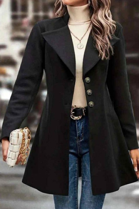 Palton MENDIONA BLACK, Culoare: negru, IVET.RO - Reduceri de până la -80%