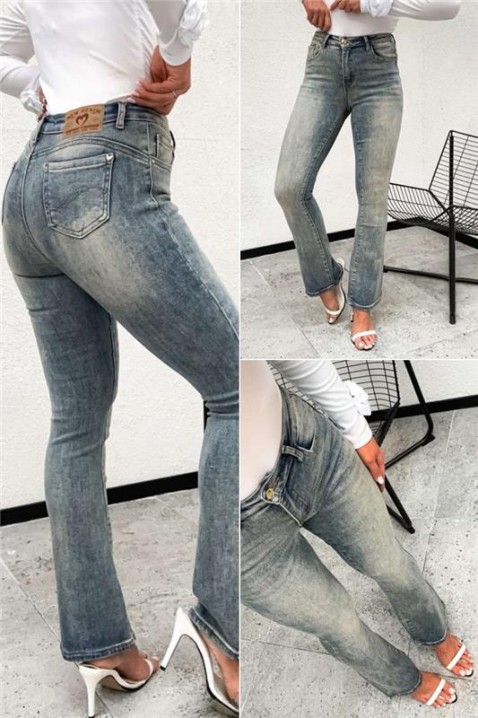 Blugi ZENDIMA, Culoare: albastru deschis, IVET.RO - Reduceri de până la -80%