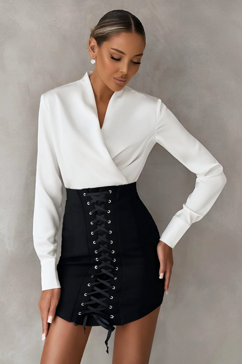 Rochie OFLANDA, Culoare: negru și alb, IVET.RO - Reduceri de până la -80%