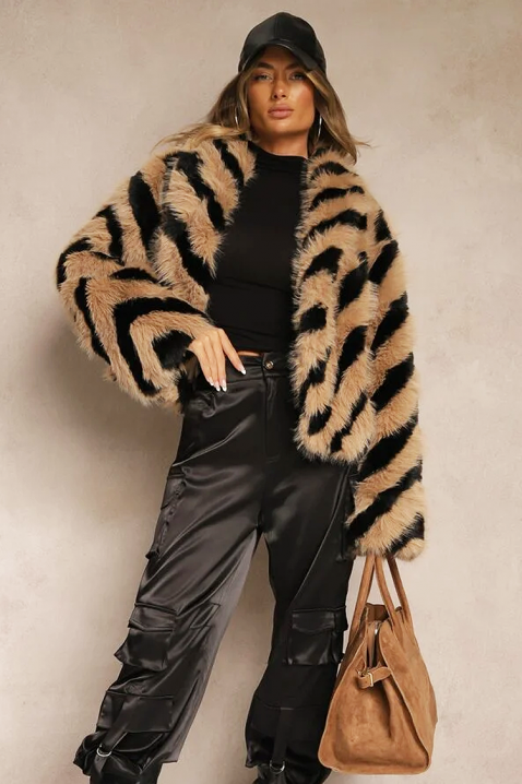 Palton TIGRELZA BEIGE, Culoare: bej, IVET.RO - Reduceri de până la -80%