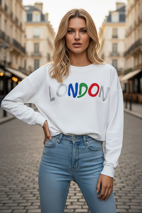 Bluză damă MANDELIA WHITE, Culoare: alb, IVET.RO - Reduceri de până la -80%