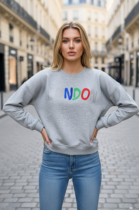 Bluză damă MANDELIA GREY, Culoare: gri, IVET.RO - Reduceri de până la -80%