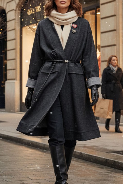 Palton SLAVENZA, Culoare: gri, IVET.RO - Reduceri de până la -80%