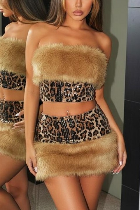 Set ZIBRENA BEIGE, Culoare: bej, IVET.RO - Reduceri de până la -80%