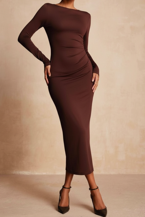 Rochie TOFEILA, Culoare: maro, IVET.RO - Reduceri de până la -80%