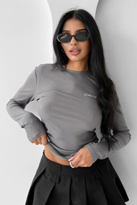 Bluză damă DAVROLZA GREY, Culoare: gri, IVET.RO - Reduceri de până la -80%